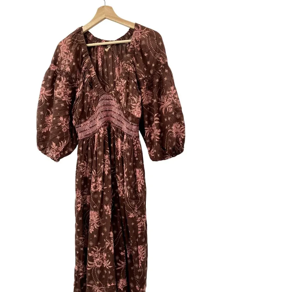 Free people brown golden hour Dress